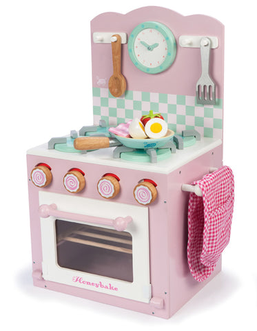 Le Toy Van Home Pink Oven and Hob Play Kitchen Set | KidzInc