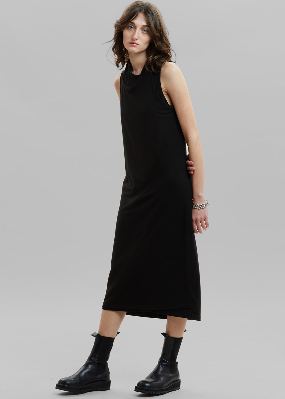 30%OFF SALE セール FETICO フェティコ LAYERED TANK DRESS ブラック1