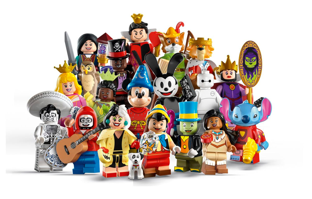 Generaliseren Lach Ga terug LEGO Disney 100 Series Case of 36 Collectible Minifigures 71038 (PRE-O –  Minifigures Plus