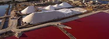 Commercial salt ponds