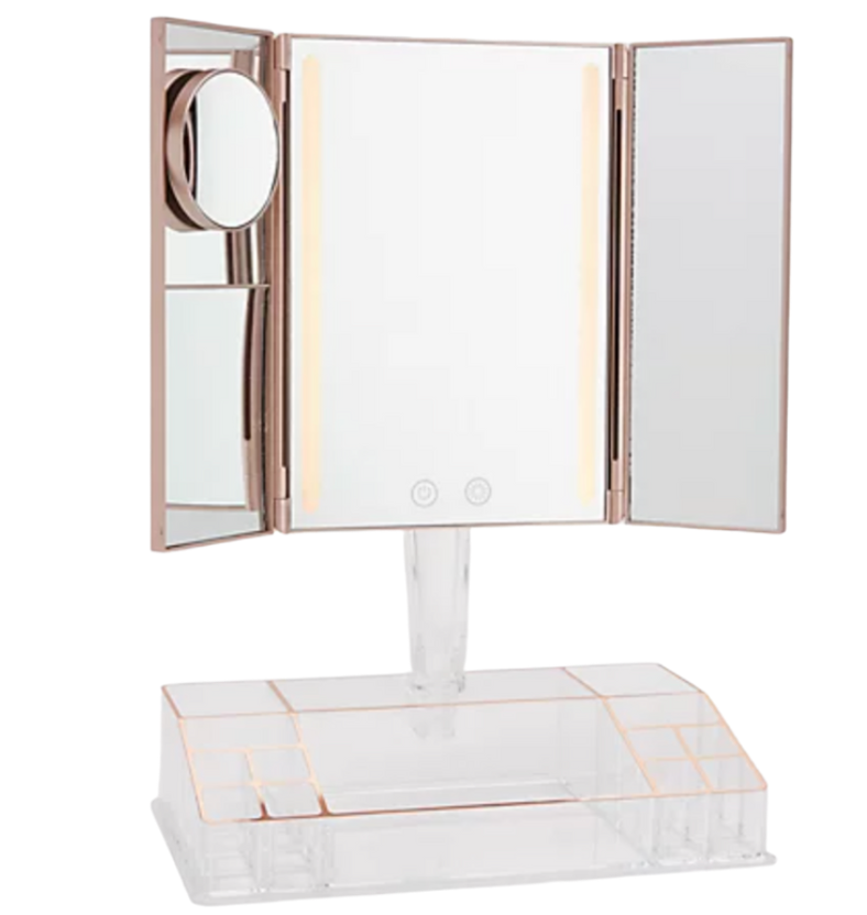 blushly lighted makeup station