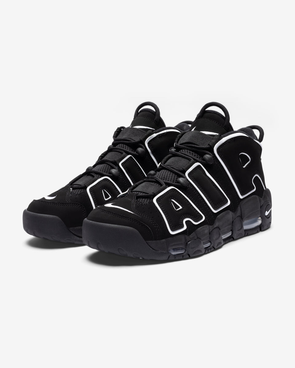 uptempo black and white grey