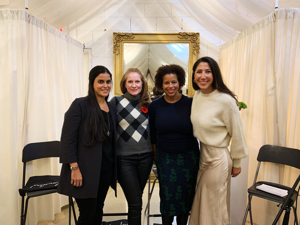 From left to right: Dr. Kaajal Abrol, Dr. Tracy Malone, Dr. Stacy Thomas, Talia Chai 