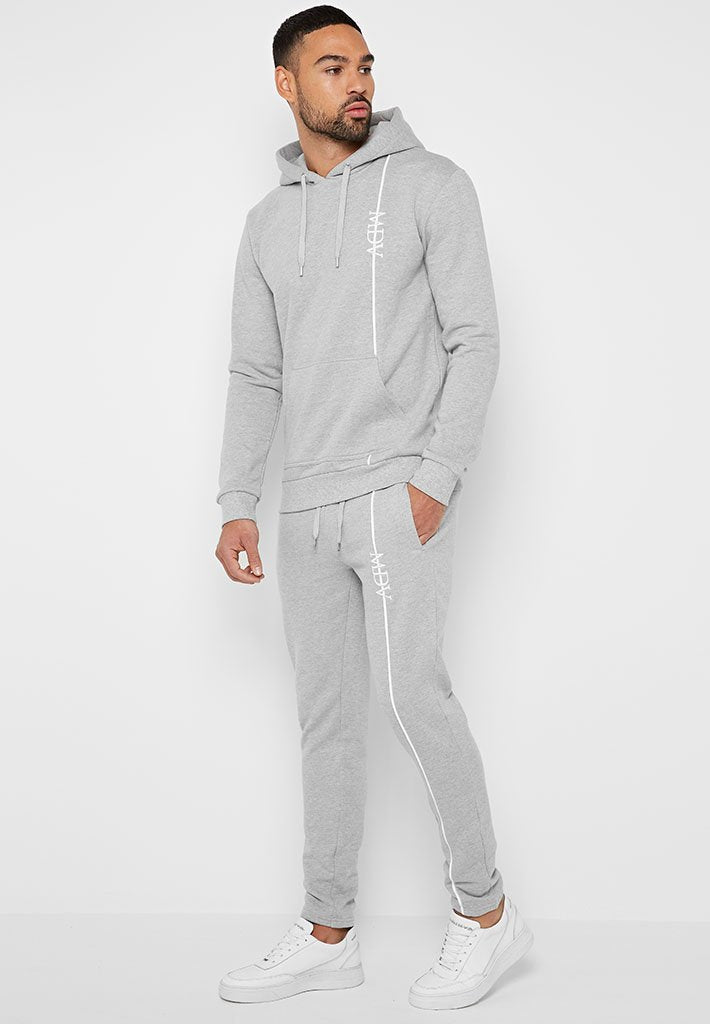 grey tracksuit hoodie