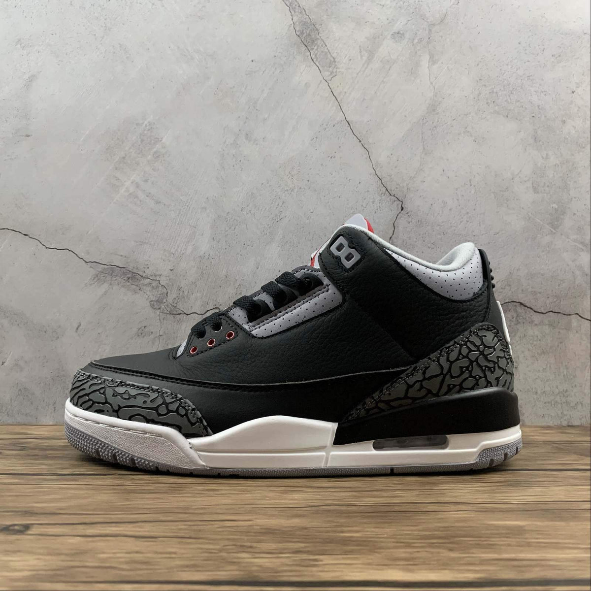 Air Jordan 3 Retro Black Fire Red-Cement Grey (2018) 854262-001 – juanma-shop