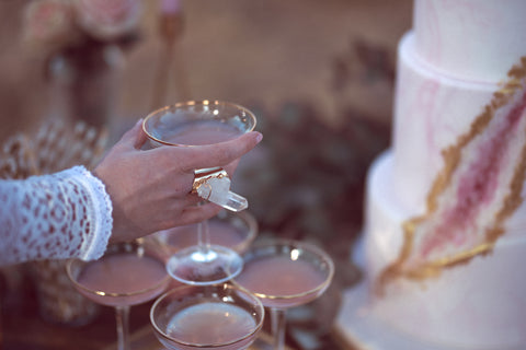 Boho Wedding mit Kristallring
