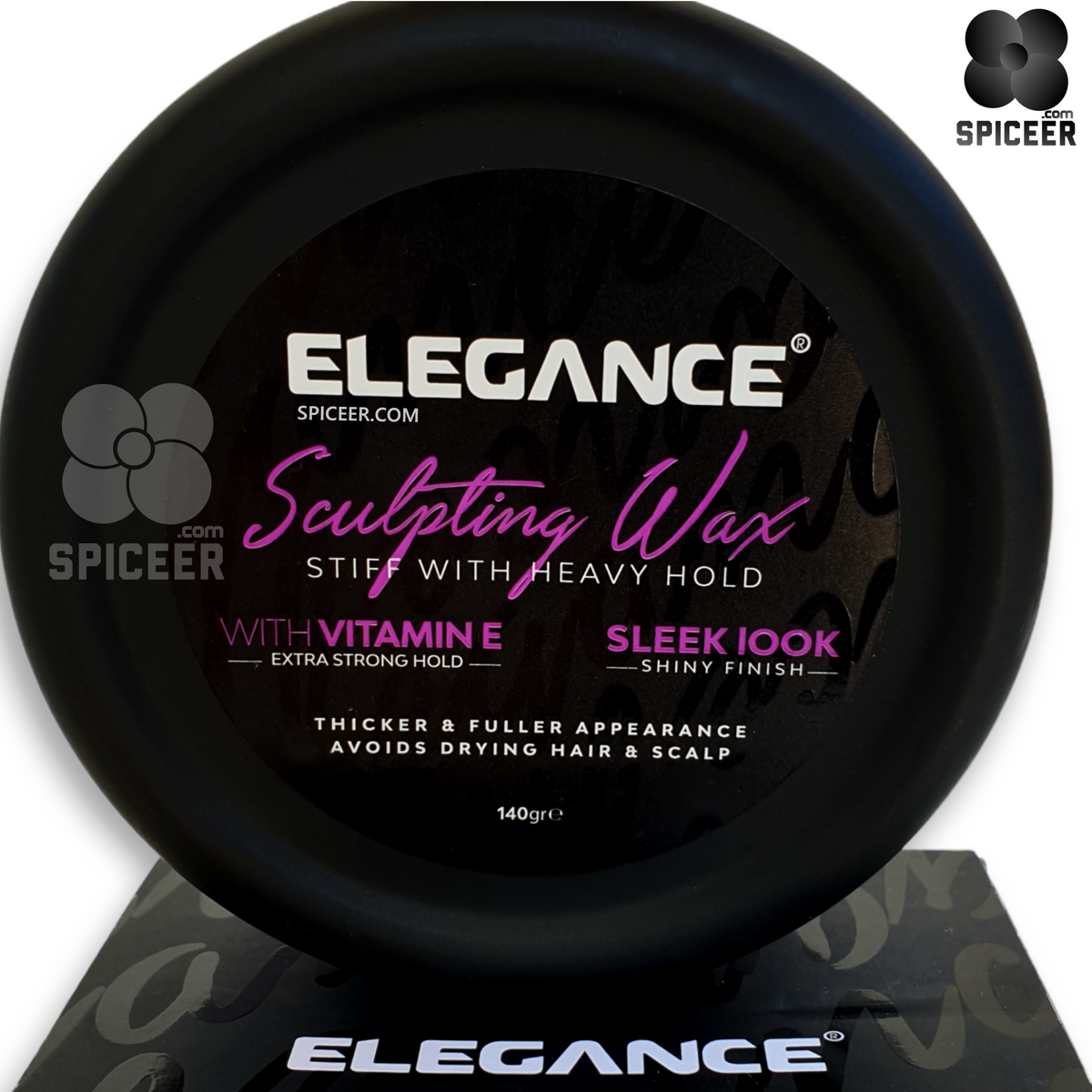 2 PCS | Elegance Pomade Hair Wax 120g + Elegance Sculpting Wax 