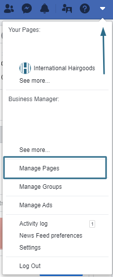 facebook manage pages