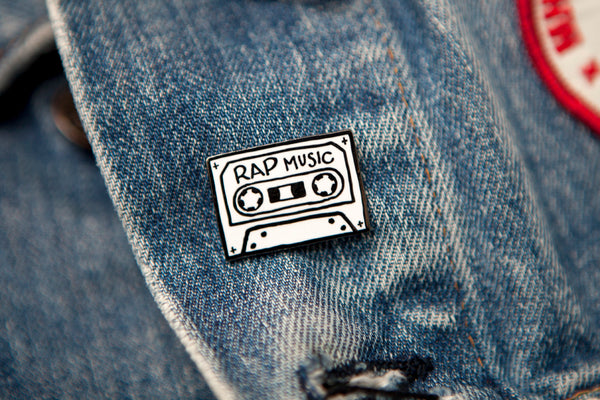 Rap Music hard enamel pin / MNKR