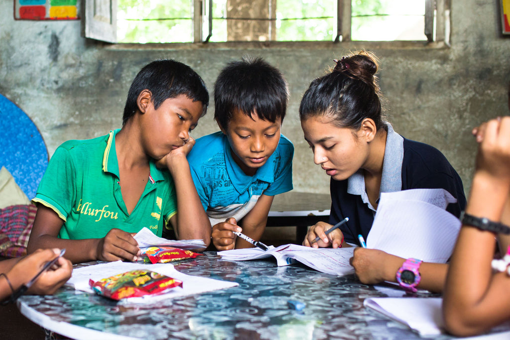 Rene Johnke, founder of Changing Stories in Kathmandu, Nepal.