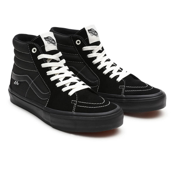 all black old skool vans high top