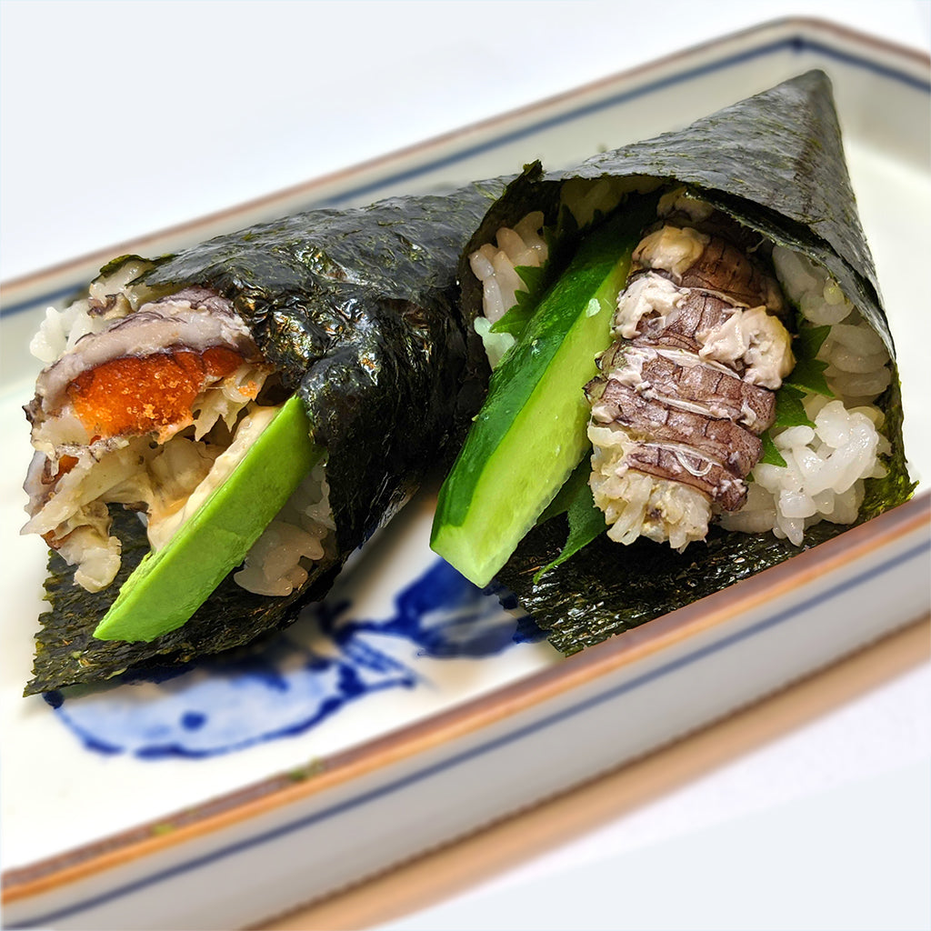 シャコの手巻き寿司二種のレシピを紹介 飯坂冨士商店