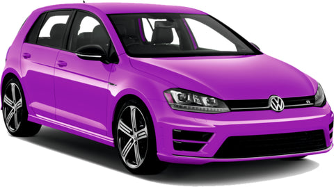 VW Golf Fantacy Concept Purple Special Effect Paint