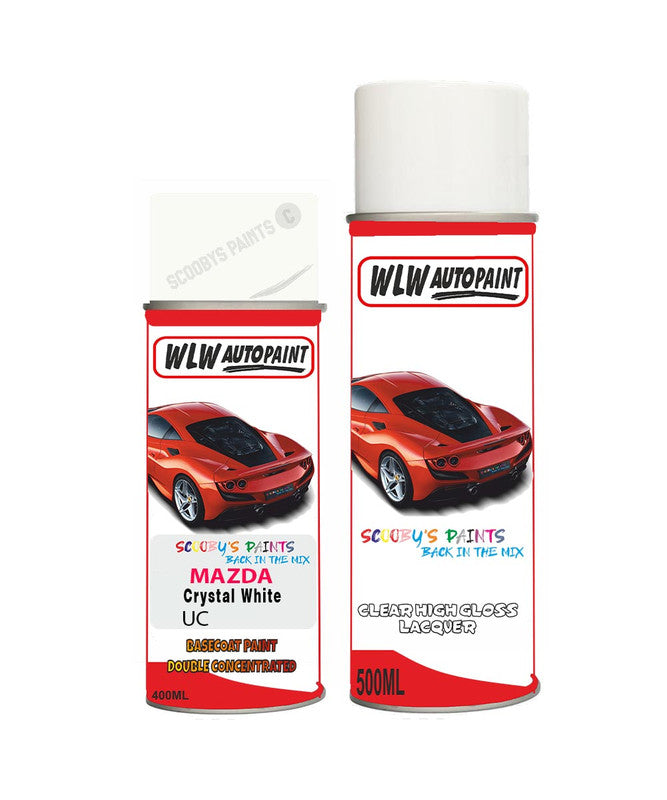  Pintura para Mazda 5 Crystal White Aerosol Spray Car Paint Lacquer 34K – Auto Car Paint UK