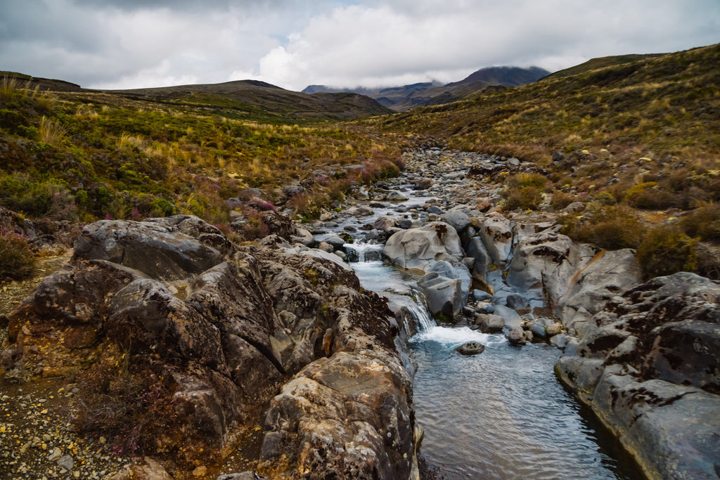 rocks on water photo