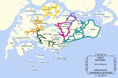 Singapore longboard routes