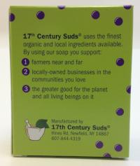 http://www.17thcenturysuds.com/collections/17th-century-suds-ithaca-soap-organic-soap-bar/products/pine-forest-bar-soap