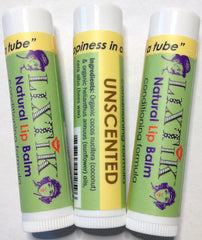 LiXTiK Natural Lip Balm 3 Pack