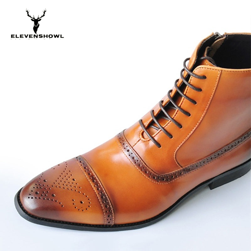 QUALITY OXFORD SHOES FOR MEN GENUINE 