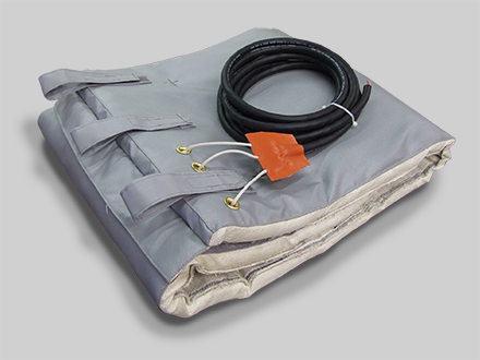 Flat Blanket, 3 Phase Power with Insulation and Closure Straps