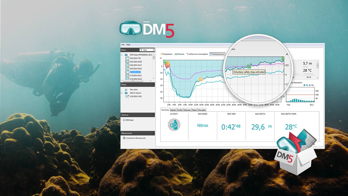 Suunto Dive Manager 5