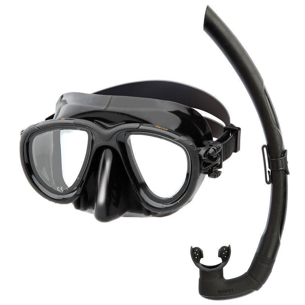 Mares Razor Pro Spearfishing Freediving Mask Fin Snorkel Set 