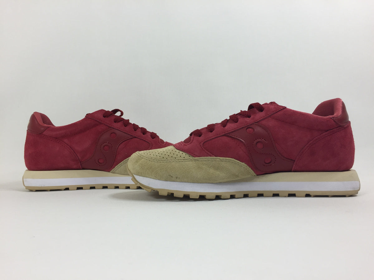 saucony jazz red sand