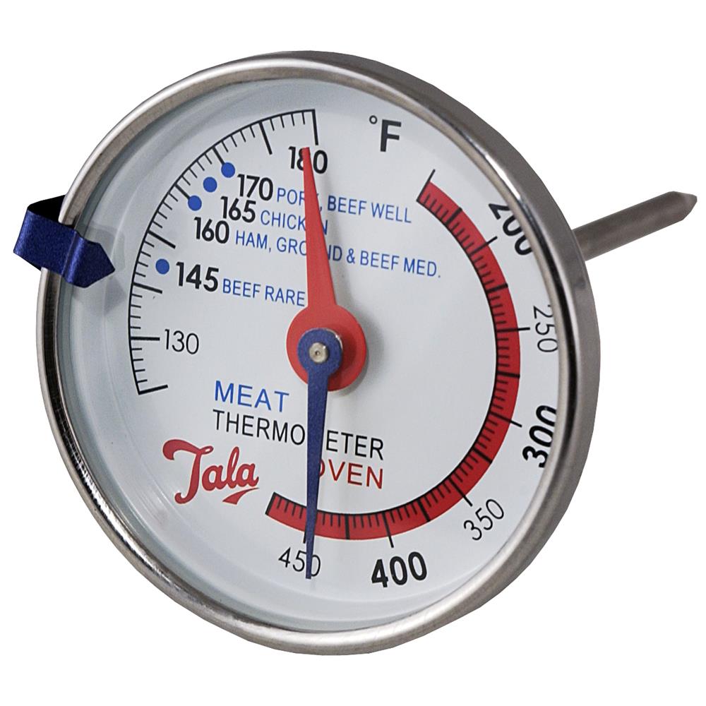 New TALA Oven Thermometer Stainless Steel Baking Cooking Temperature F&C Reading 