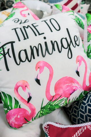 throw pillows, flamingo pillow, cushions