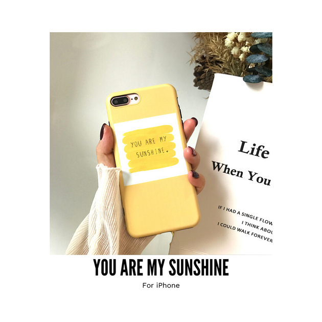 coque iphone 7 You Are My Sunshine السو عضلة الورك