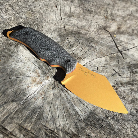 Blackheart Custom Pike Knife in Gold