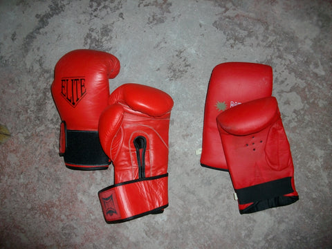 Velcro Boxing Gloves