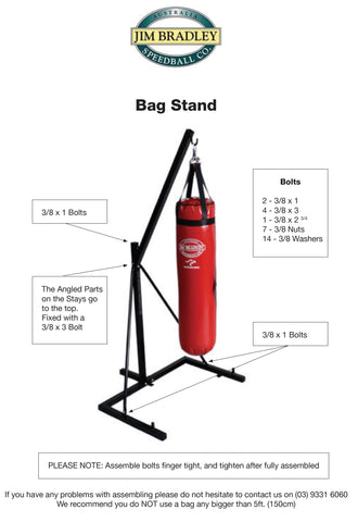 Bag Stand Instructions