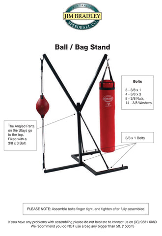 Ball / Bag Stand Instructions