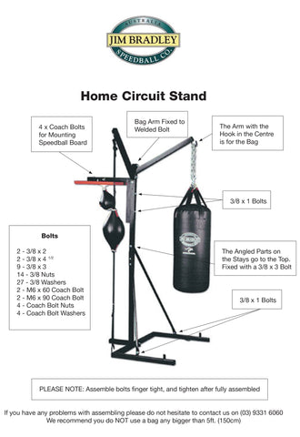 Home Circuit Stand Instructions