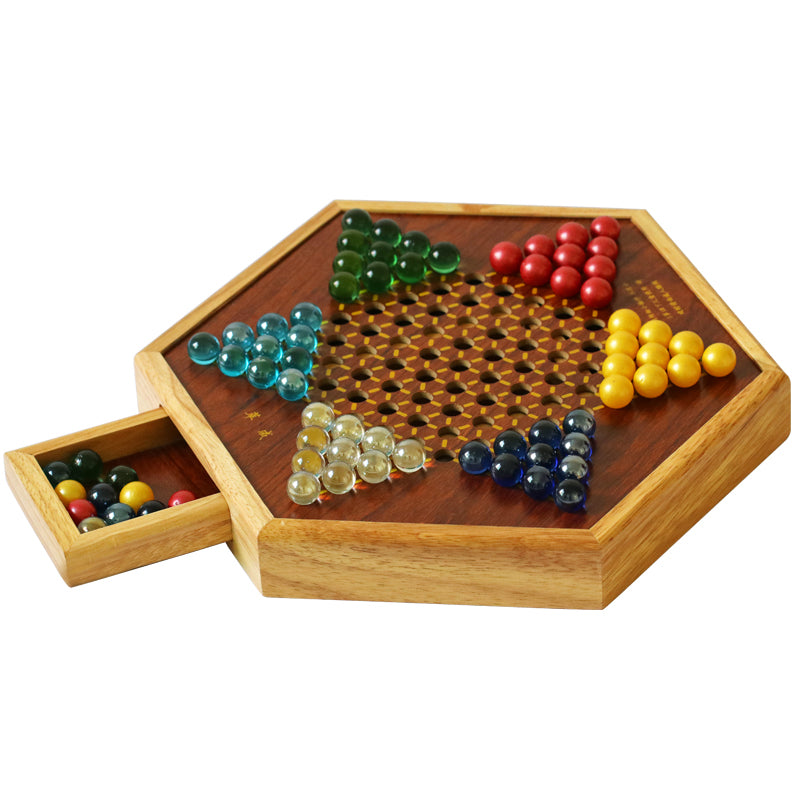 how to play chinese checkers with marbles