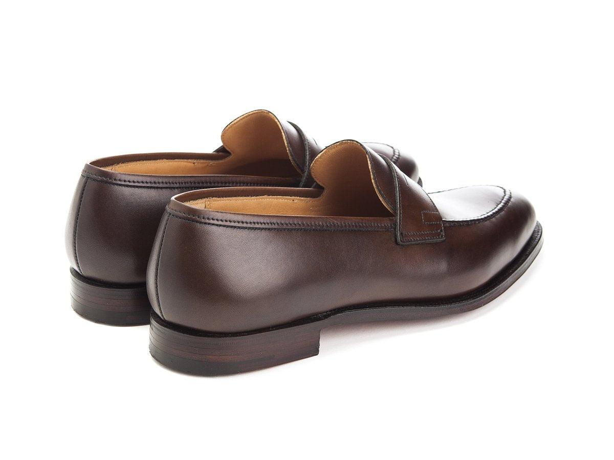 Sydney Dark Brown Burnished Calf – Double Monk