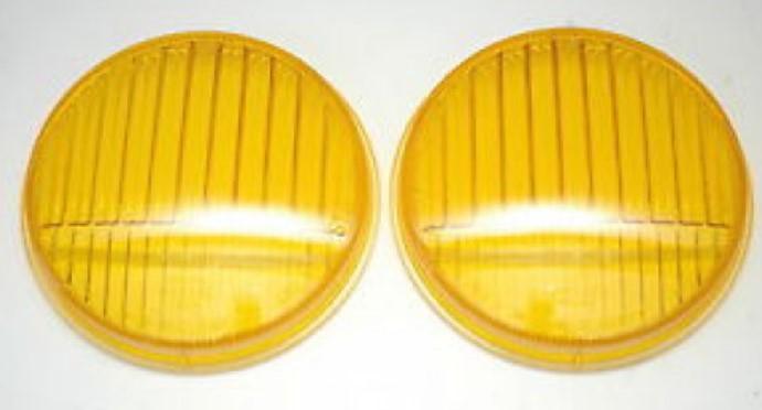 118 TTG Fog Light Lenses - - Amber - Pair – Audette Collection ~ Porsche Lighting Restoration & BEST-IN-CLASS Parts