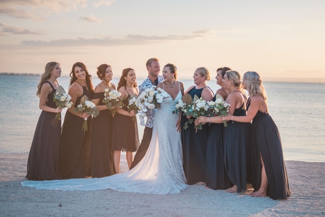 bridesmaids beach dresses