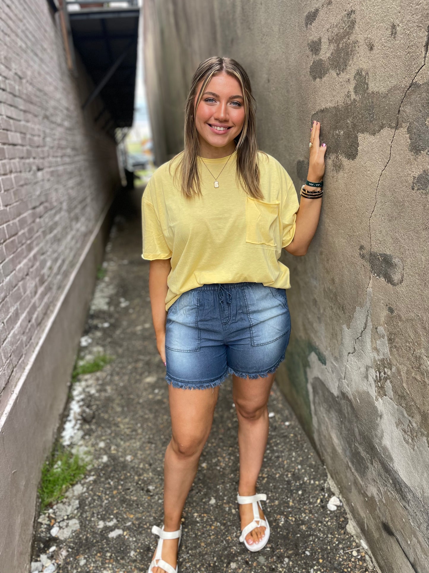 Denim Love Shorts
