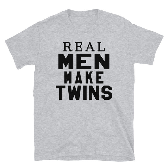 Real Men Make Twins - T-Shirt - real men t-shirts, Men funny T-shirts, Men sport & fitness Tshirts, Men hoodies & sweats