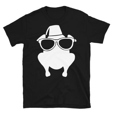 Turkey With Glasses and Hat - Unisex T-Shirt - real men t-shirts, Men funny T-shirts, Men sport & fitness Tshirts, Men hoodies & sweats