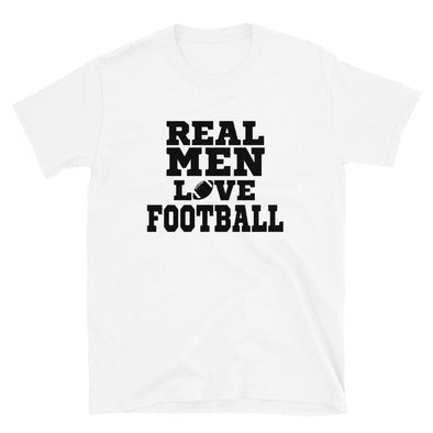 Real Men Love Football T-Shirt - real men t-shirts, Men funny T-shirts, Men sport & fitness Tshirts, Men hoodies & sweats