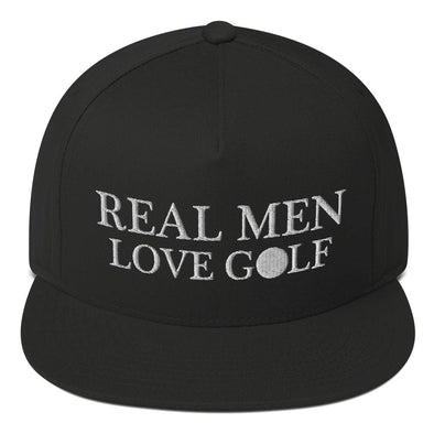 Real Men Love Golf - Snapback - real men t-shirts, Men funny T-shirts, Men sport & fitness Tshirts, Men hoodies & sweats