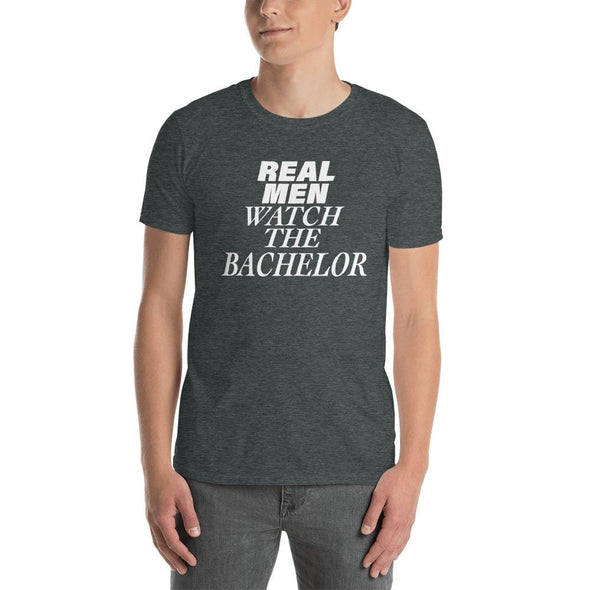 Real Men Watch The Bachelor - T-Shirt - real men t-shirts, Men funny T-shirts, Men sport & fitness Tshirts, Men hoodies & sweats