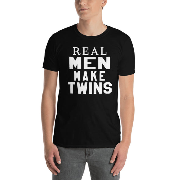 Real Men Make Twins - T-Shirt - real men t-shirts, Men funny T-shirts, Men sport & fitness Tshirts, Men hoodies & sweats