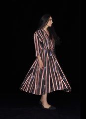 GORED DECORATOR'S SHIRTDRESS