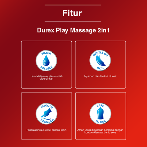 Jual Durex Play Massage 2-In-1 Bottle Lubricant Terlengkap