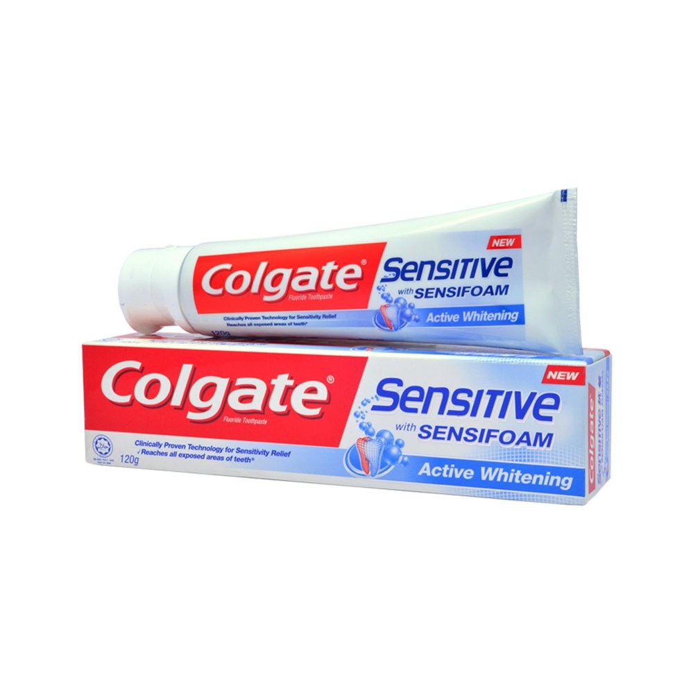 colgate sensitive toothpaste with sensifoam