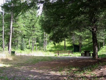 Swan Creek Campground in Gallatin Canyon, Montana